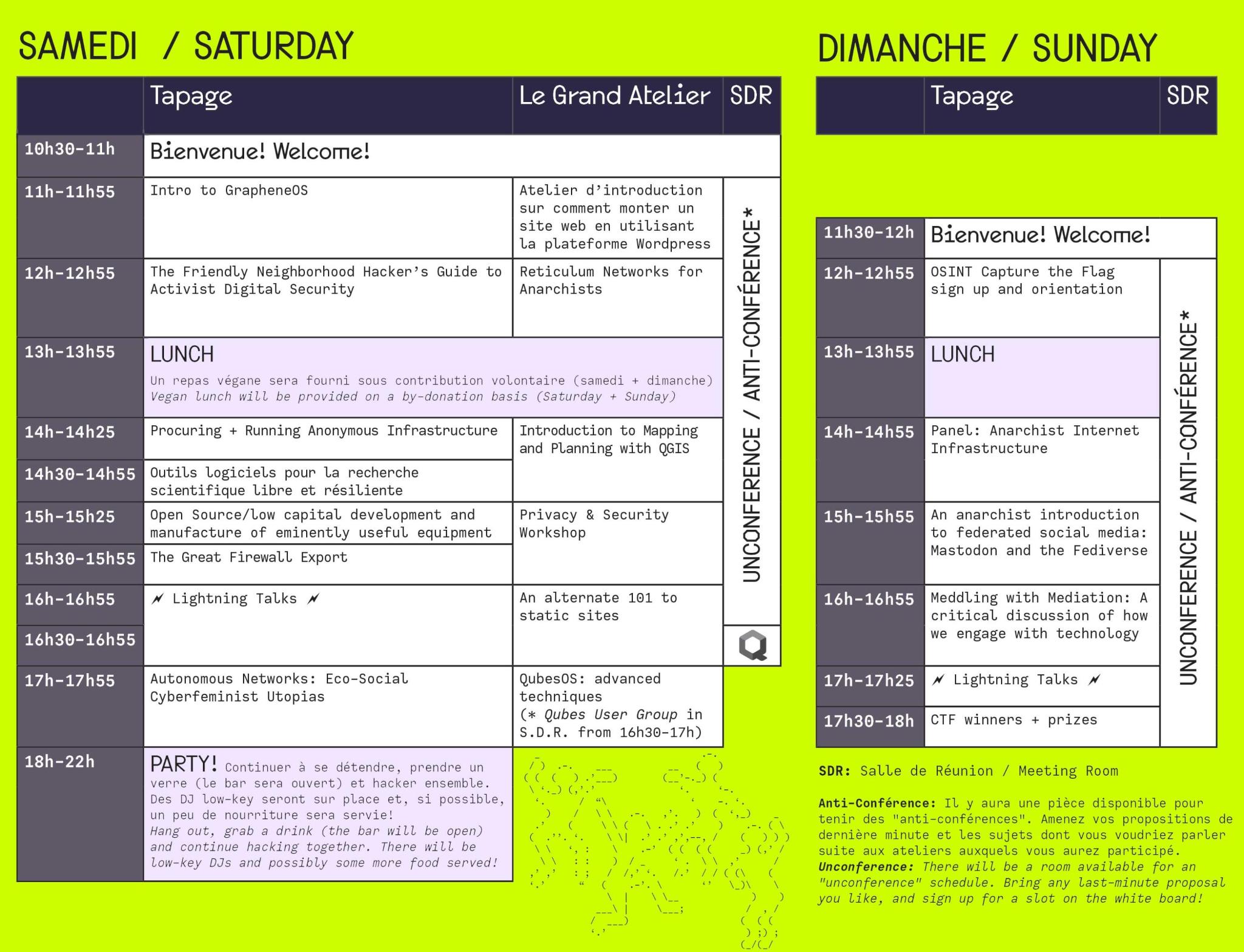 MTL-ATC Schedule 2025